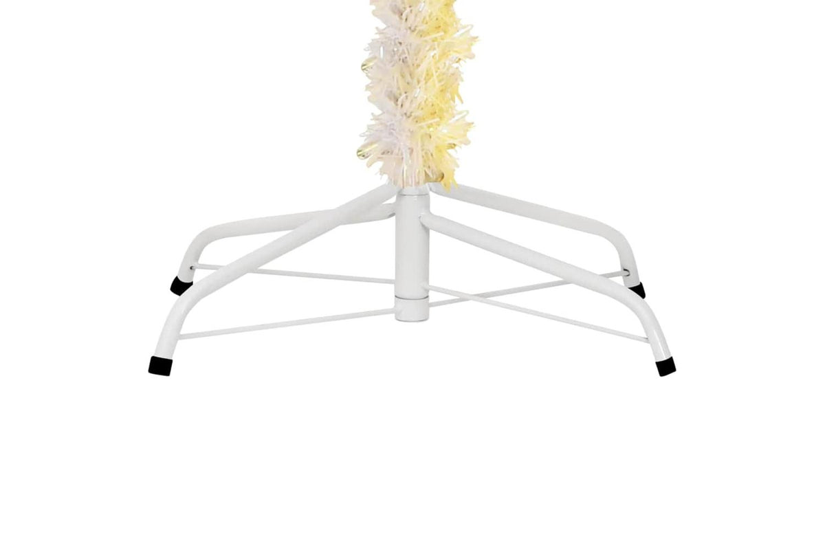 Vidaxl Artificial Christmas Tree With Iridescent Tips White 240 Cm Pvc-5