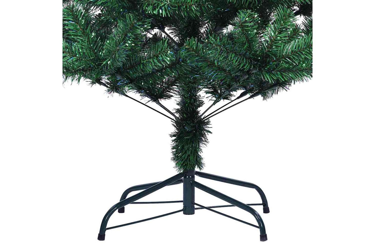 Vidaxl Artificial Christmas Tree With Iridescent Tips Green 150 Cm Pvc-6