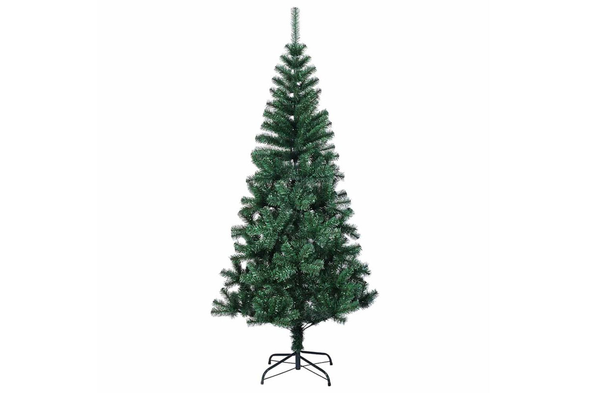 Vidaxl Artificial Christmas Tree With Iridescent Tips Green 210 Cm Pvc-2