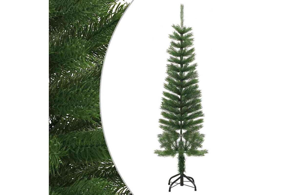Vidaxl Artificial Slim Christmas Tree With Stand 150 Cm Pe
