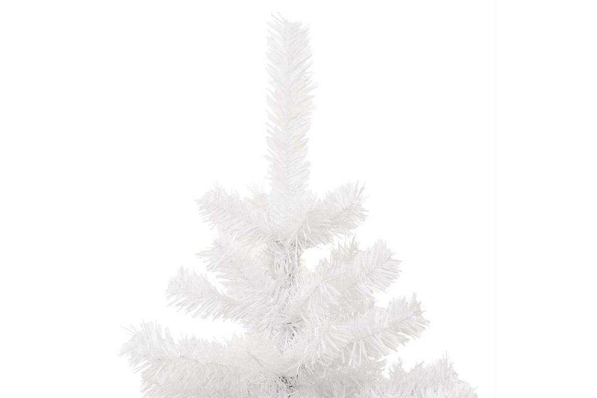 Vidaxl Swirl Pre-lit Christmas Tree With Stand White 150 Cm Pvc-4