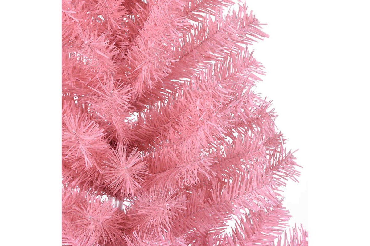 Vidaxl Artificial Half Christmas Tree With Stand Pink 150 Cm Pvc-7