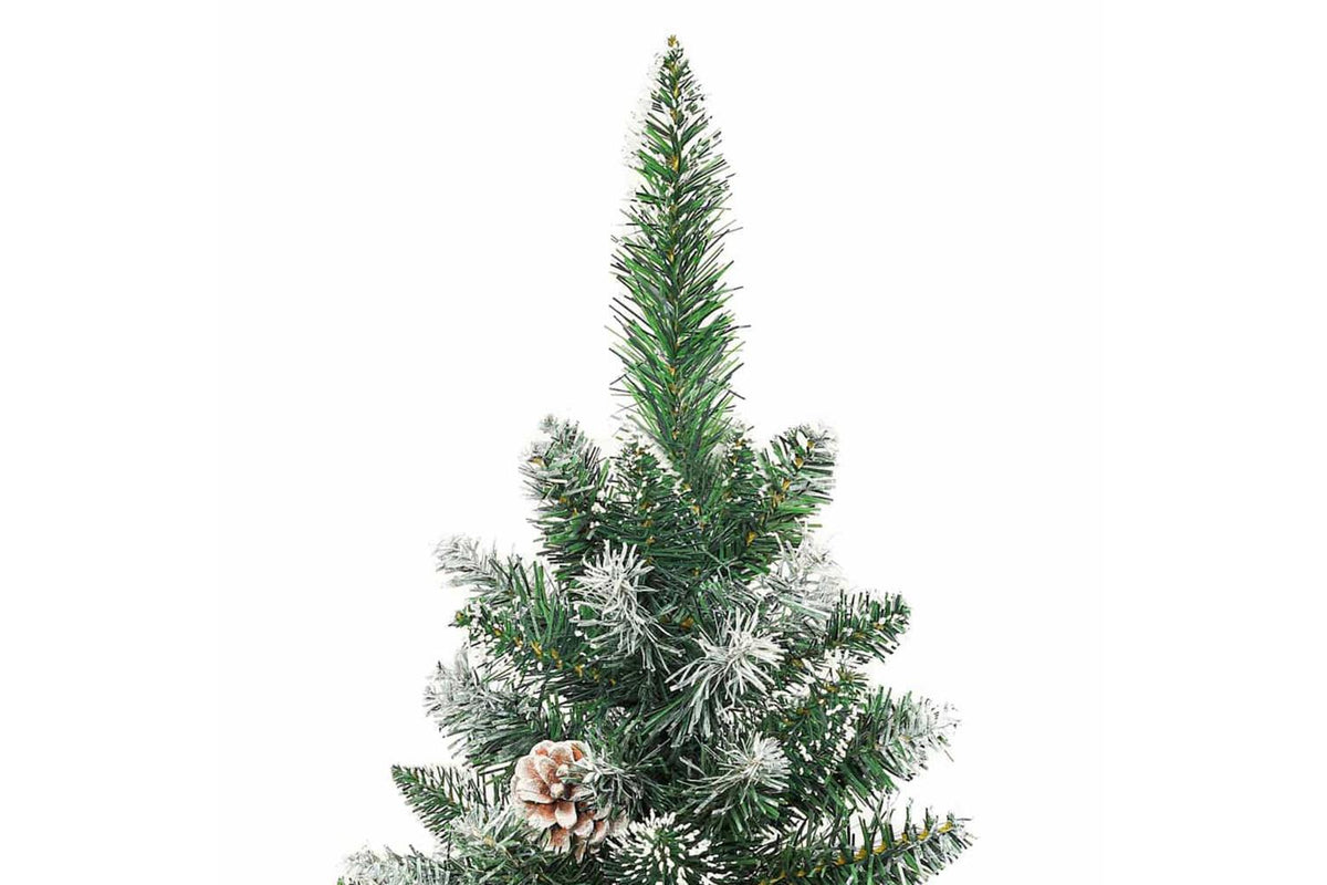 Vidaxl Artificial Slim Christmas Tree With Stand 240 Cm Pvc-3