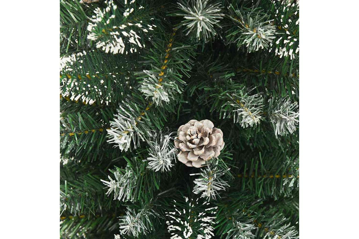 Vidaxl Artificial Slim Christmas Tree With Stand 240 Cm Pvc-5