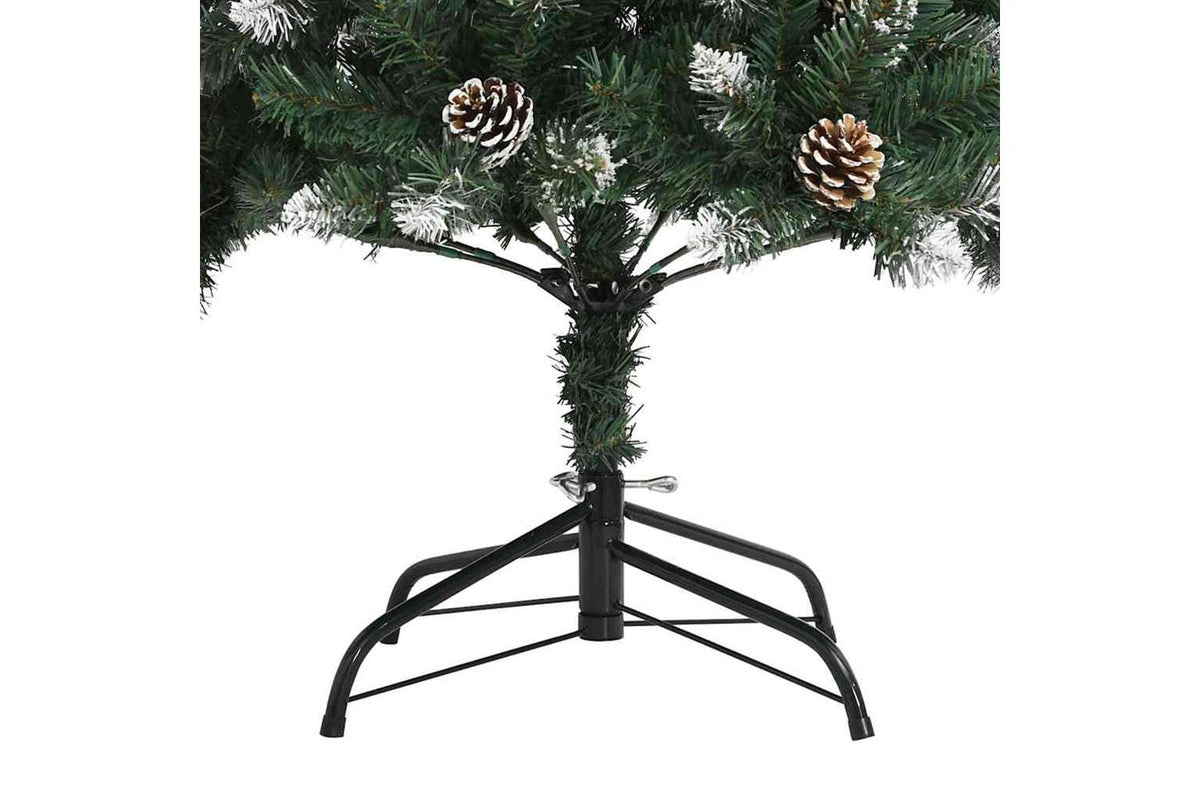 Vidaxl Artificial Christmas Tree With Stand Green 120 Cm Pvc-5