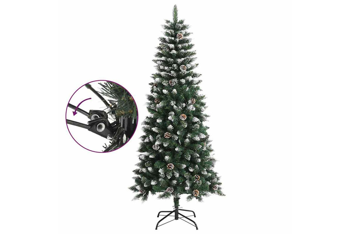 Vidaxl Artificial Christmas Tree With Stand Green 150 Cm Pvc-7
