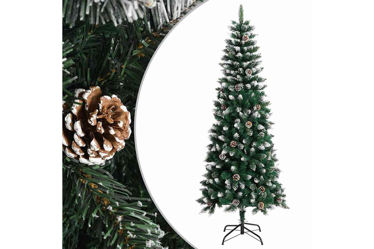 Vidaxl Artificial Christmas Tree With Stand Green 210 Cm Pvc