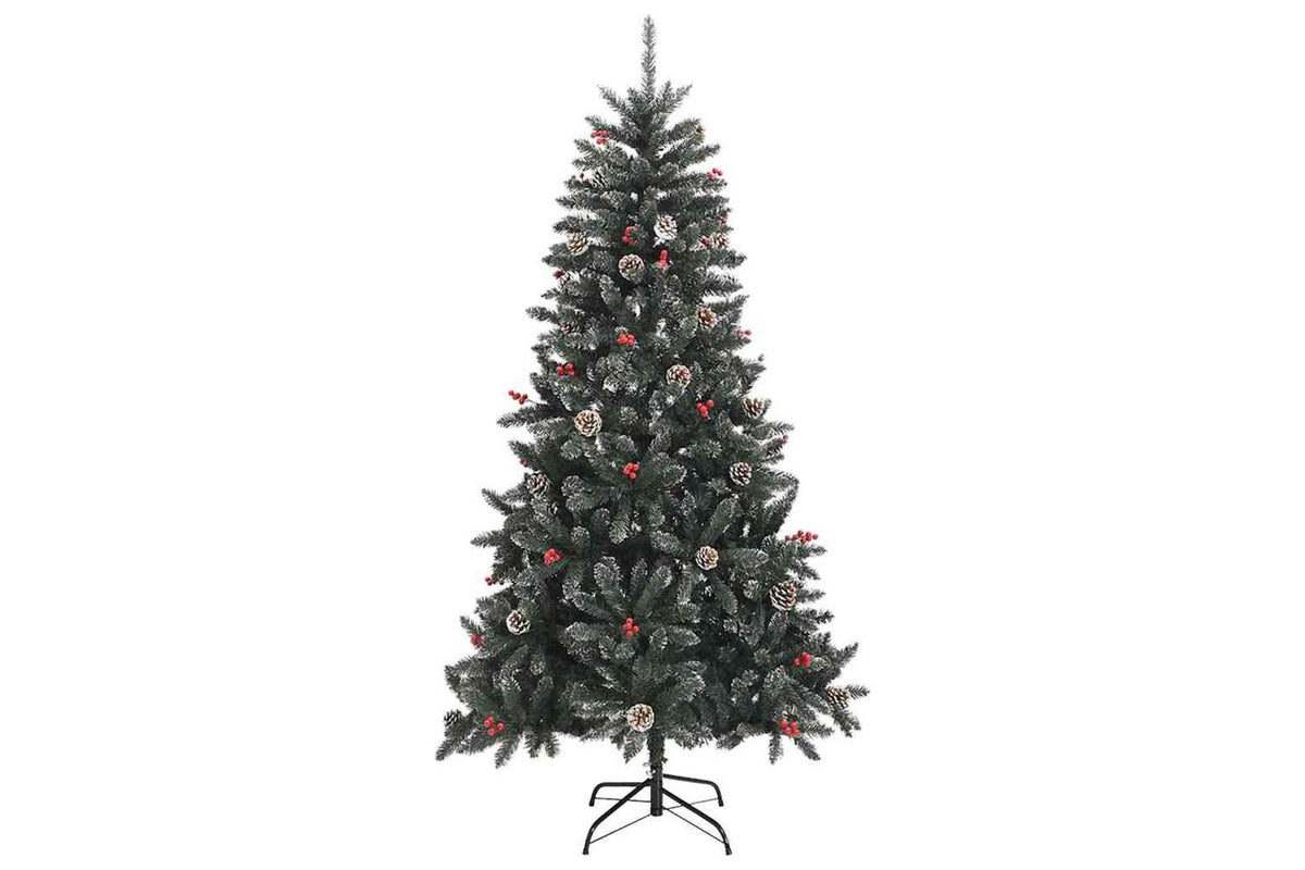 Vidaxl Artificial Christmas Tree With Stand Green 180 Cm Pvc-2