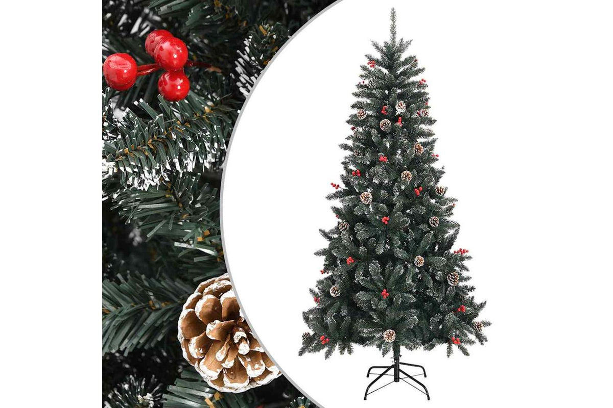 Vidaxl Artificial Christmas Tree With Stand Green 210 Cm Pvc