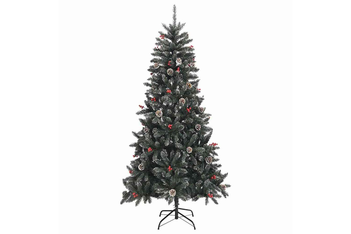 Vidaxl Artificial Christmas Tree With Stand Green 210 Cm Pvc-2