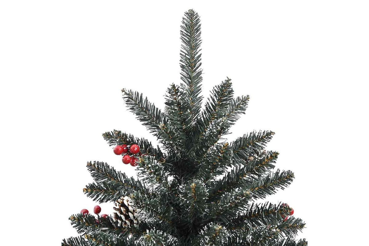 Vidaxl Artificial Christmas Tree With Stand Green 210 Cm Pvc-3
