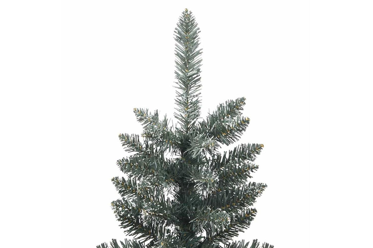 Vidaxl Artificial Slim Christmas Tree With Stand Green 240 Cm Pvc-3