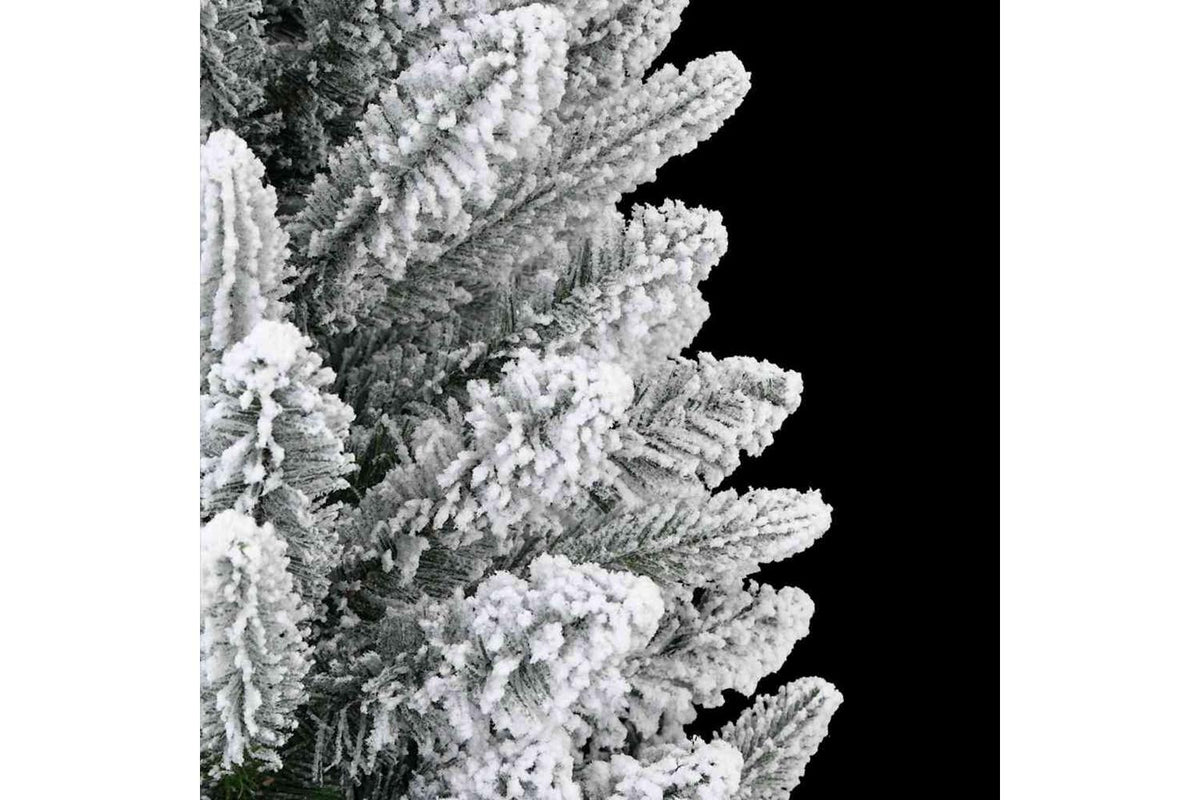 Vidaxl Artificial Christmas Tree With Flocked Snow 180 Cm Pvc-4