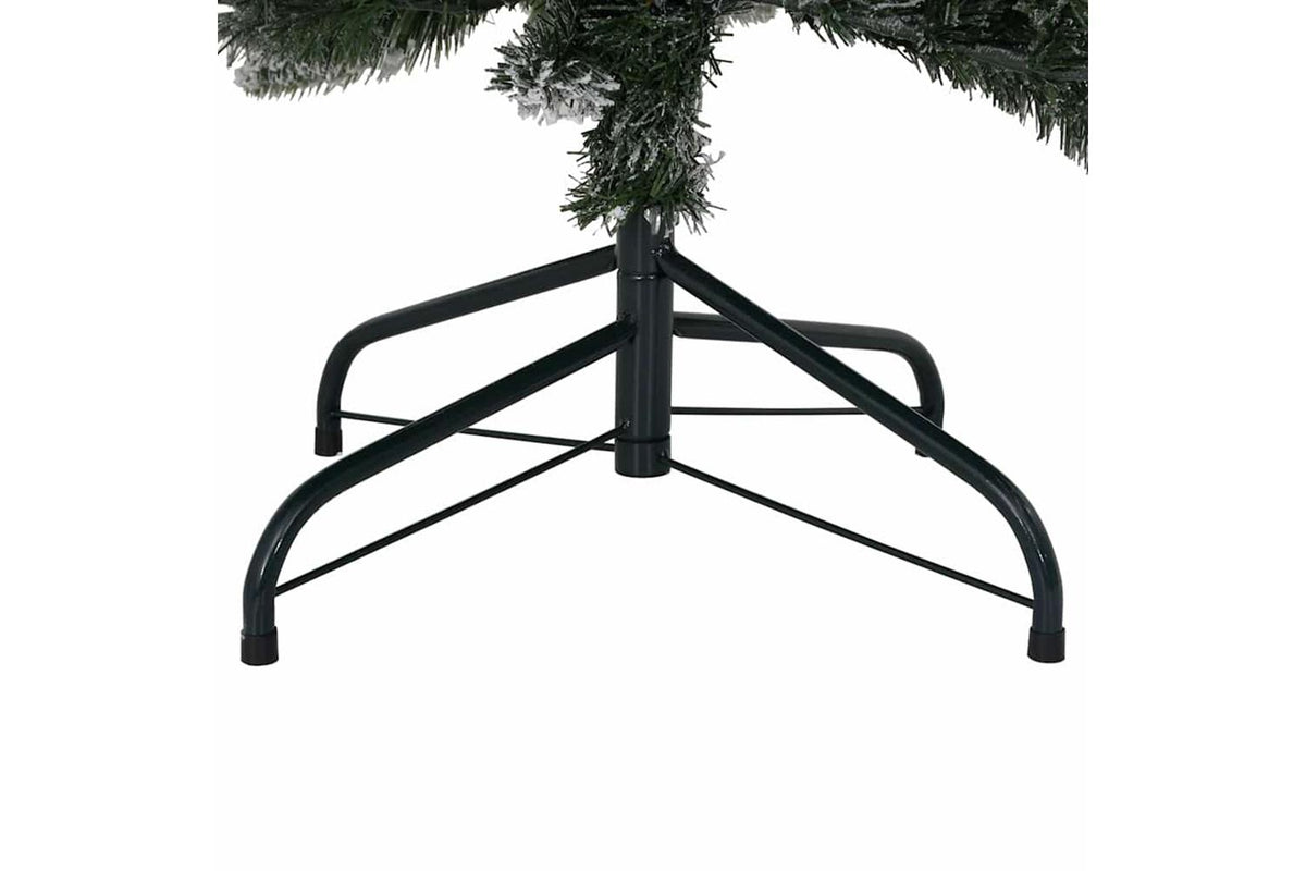 Vidaxl Artificial Christmas Tree With Flocked Snow 180 Cm Pvc-5