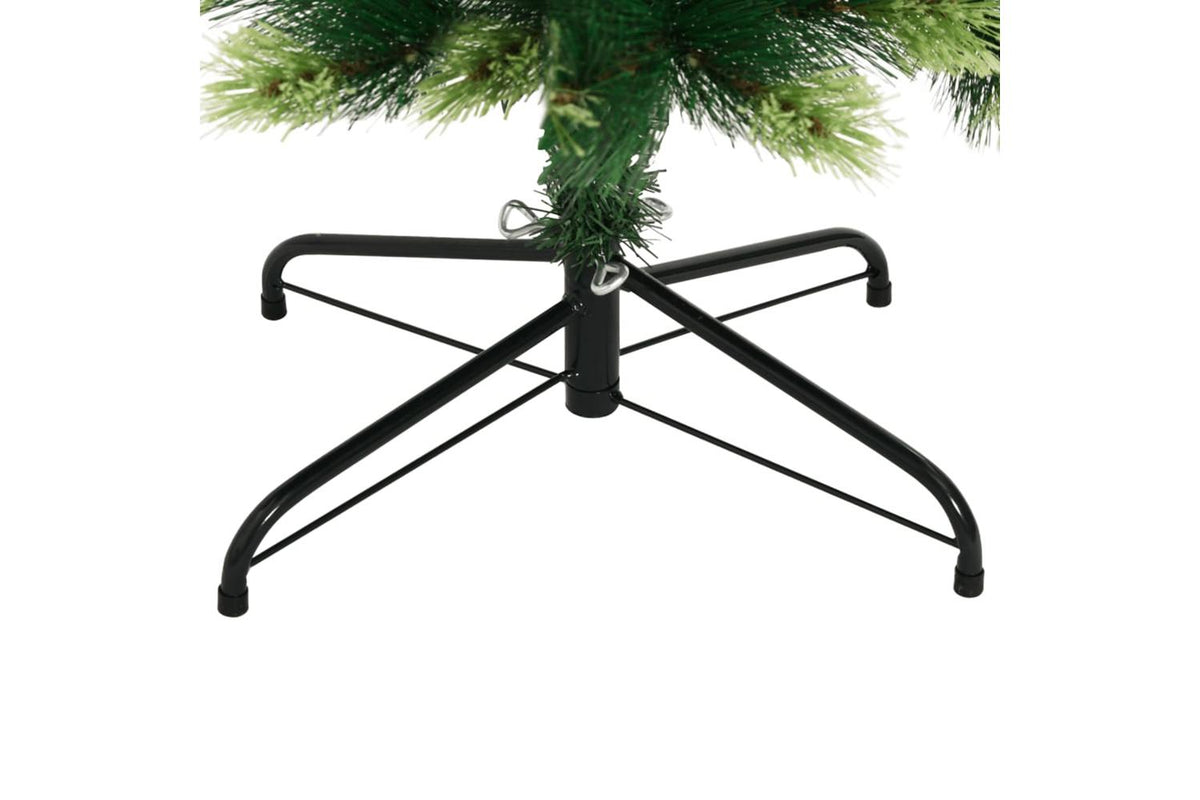 Vidaxl Artificial Hinged Christmas Tree With Stand 150 Cm-5