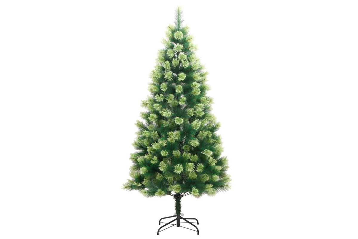 Vidaxl Artificial Hinged Christmas Tree With Stand 180 Cm-2