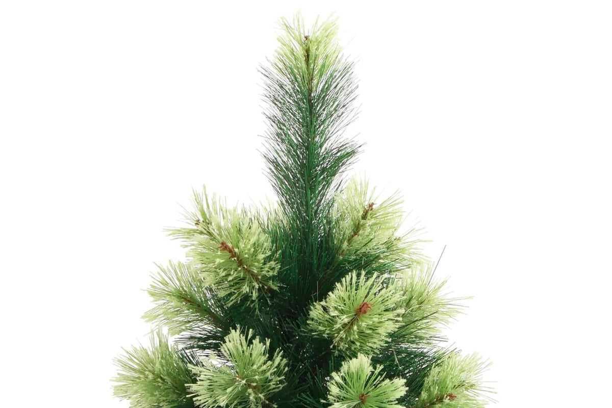 Vidaxl Artificial Hinged Christmas Tree With Stand 210 Cm-3