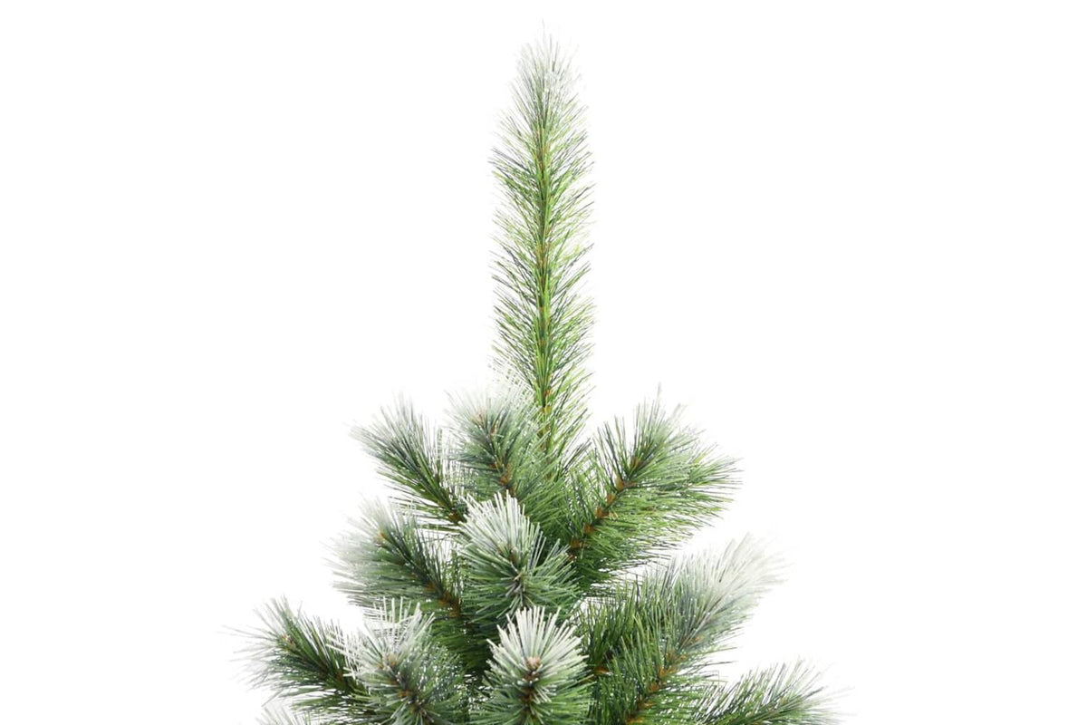 Vidaxl Artificial Hinged Christmas Tree With Flocked Snow 150 Cm-3