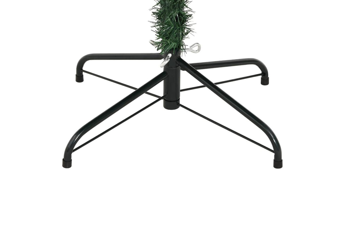 Vidaxl Artificial Hinged Christmas Tree With Flocked Snow 150 Cm-5