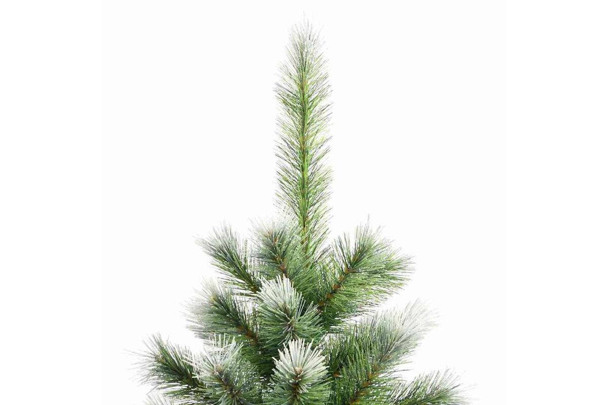 Vidaxl Artificial Hinged Christmas Tree With Flocked Snow 180 Cm-3