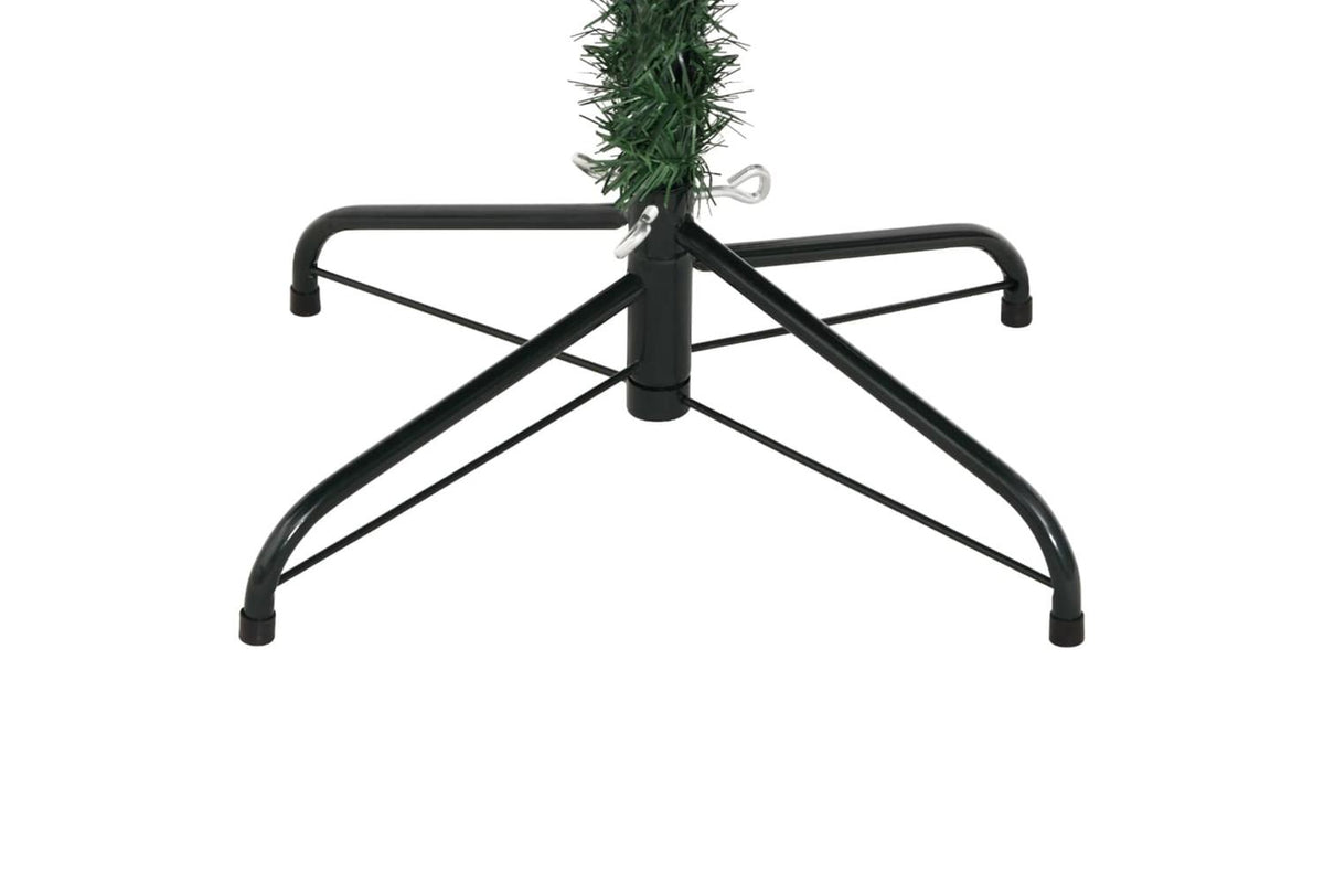 Vidaxl Artificial Hinged Christmas Tree With Flocked Snow 180 Cm-5