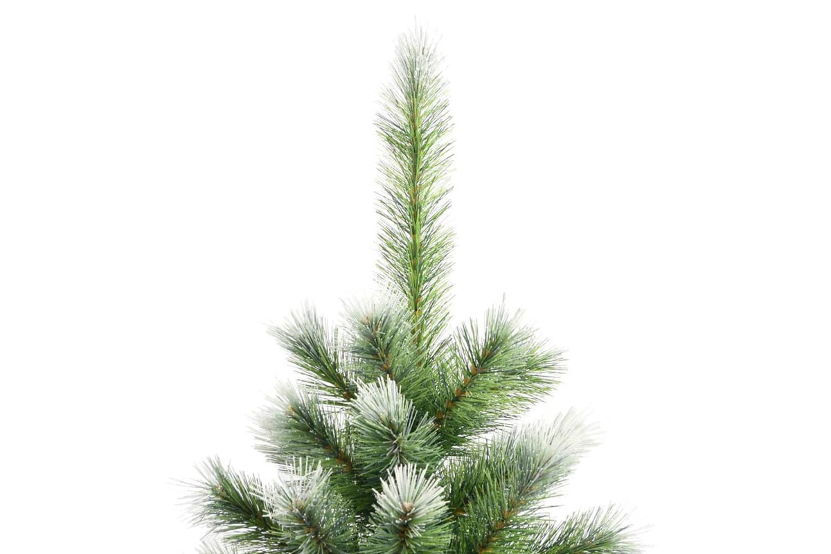Vidaxl Artificial Hinged Christmas Tree With Flocked Snow 240 Cm-3