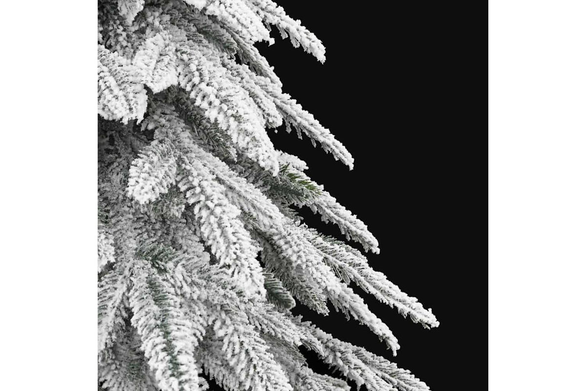 Vidaxl Artificial Christmas Tree With Flocked Snow 150 Cm-4