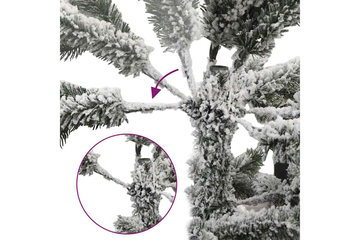 Vidaxl Artificial Christmas Tree With Flocked Snow 150 Cm-6