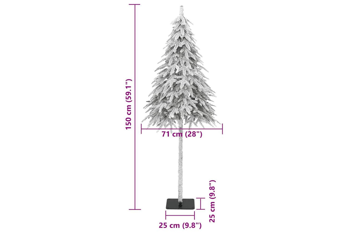 Vidaxl Artificial Christmas Tree With Flocked Snow 150 Cm-8