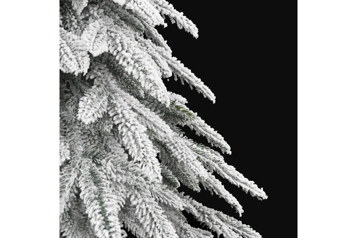 Vidaxl Artificial Christmas Tree With Flocked Snow 210 Cm-4
