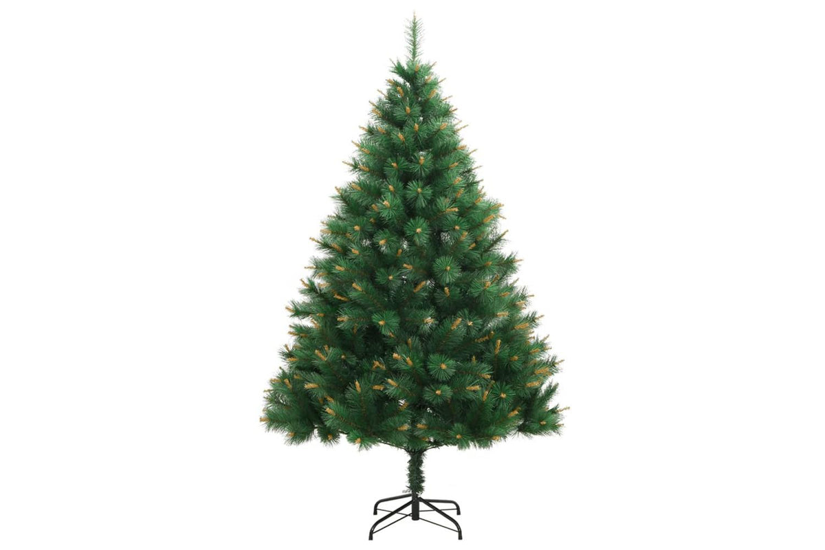 Vidaxl Artificial Hinged Christmas Tree With Stand 150 Cm-2