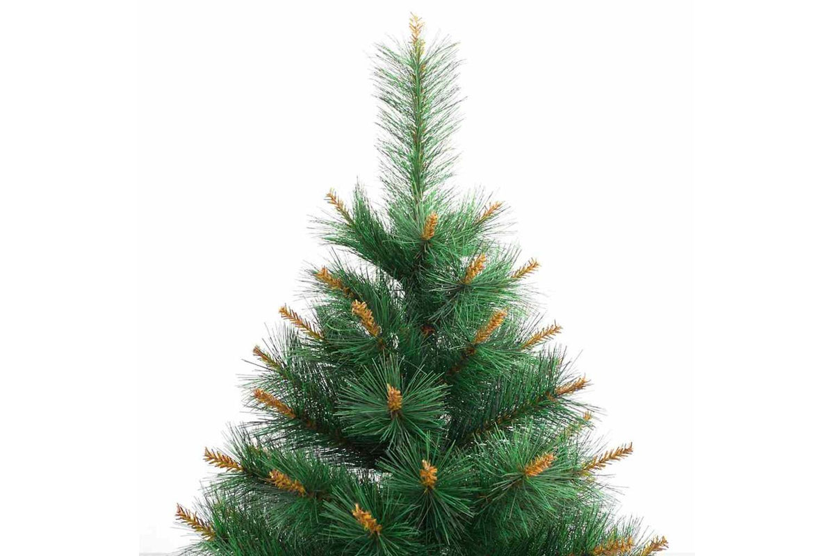 Vidaxl Artificial Hinged Christmas Tree With Stand 180 Cm-3