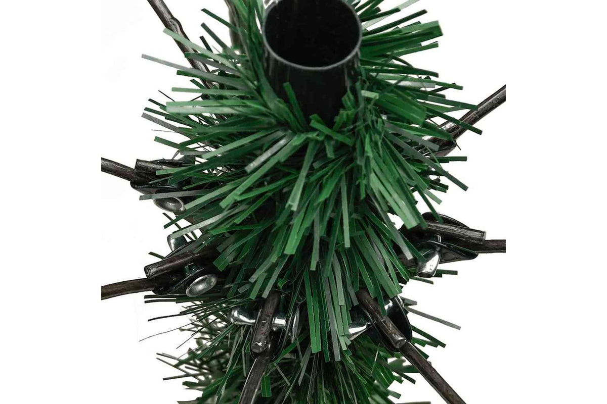 Vidaxl Artificial Hinged Christmas Tree With Stand 180 Cm-6