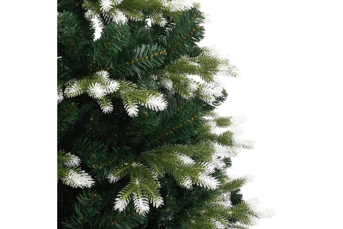 Vidaxl Artificial Hinged Christmas Tree With Flocked Snow 180 Cm-3
