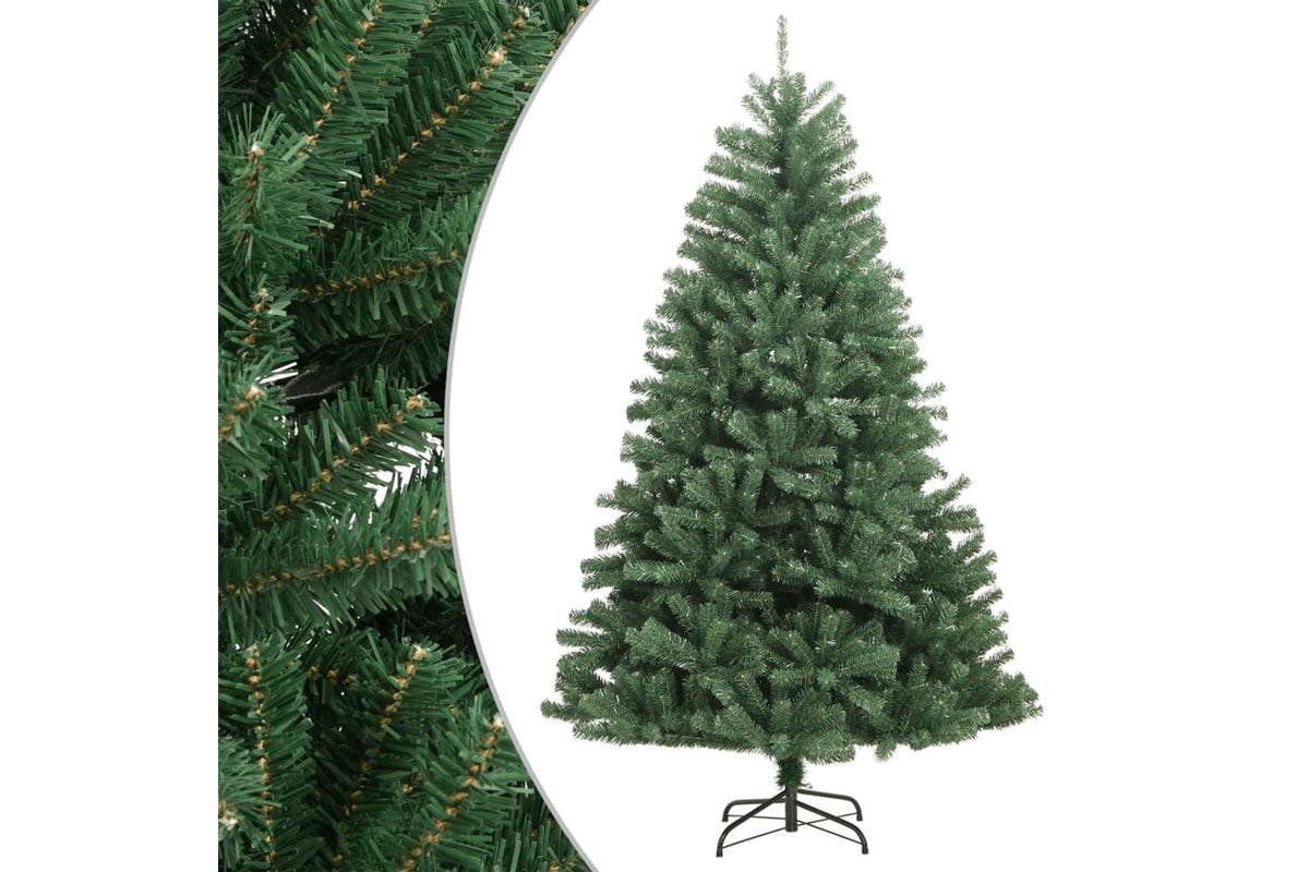 Vidaxl Artificial Hinged Christmas Tree With Stand Green 150 Cm