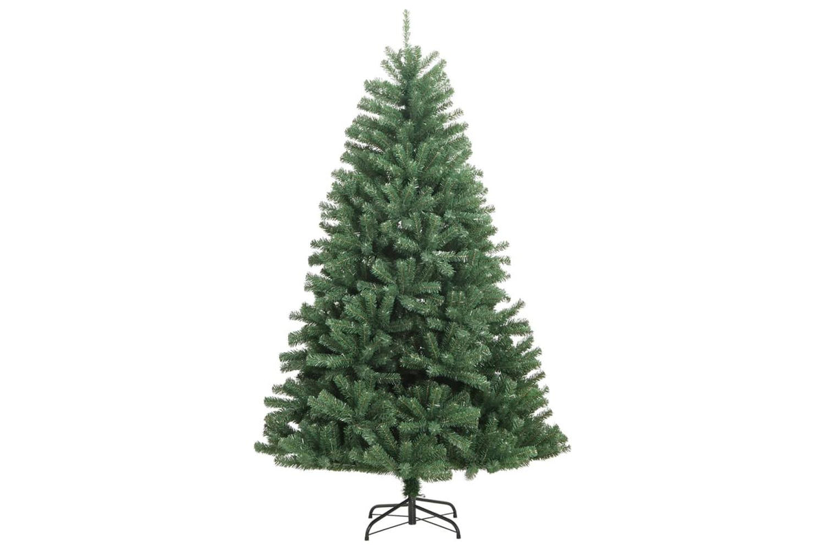 Vidaxl Artificial Hinged Christmas Tree With Stand Green 150 Cm-2