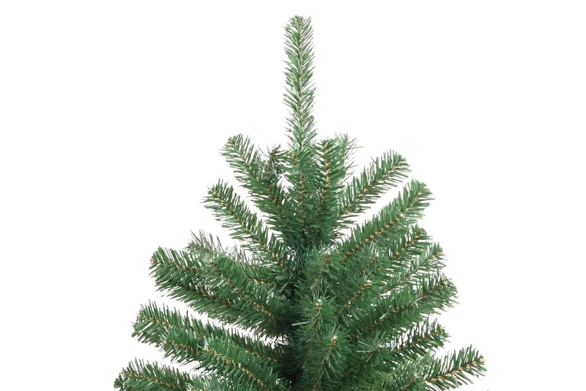 Vidaxl Artificial Hinged Christmas Tree With Stand Green 240 Cm-4