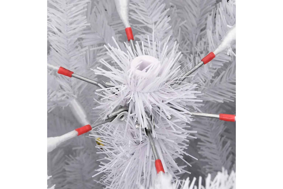 Vidaxl Artificial Hinged Christmas Tree With Flocked Snow 120 Cm-6