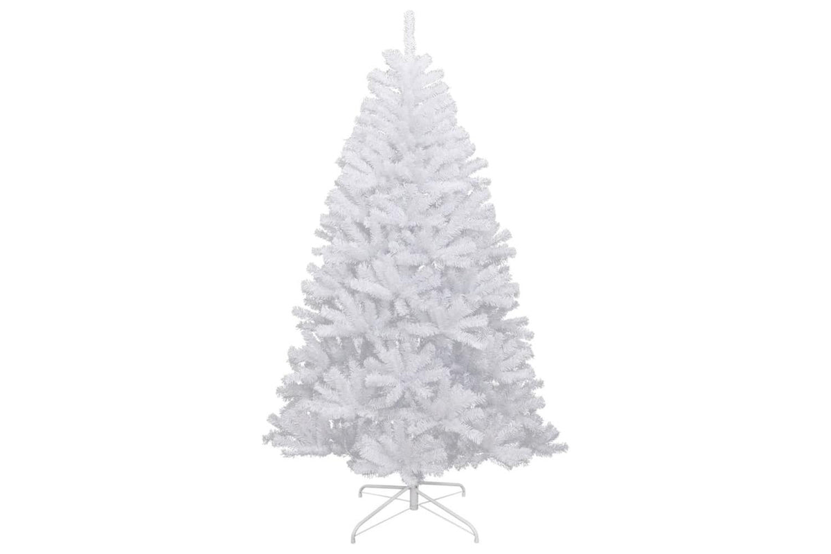 Vidaxl Artificial Hinged Christmas Tree With Flocked Snow 210 Cm-2