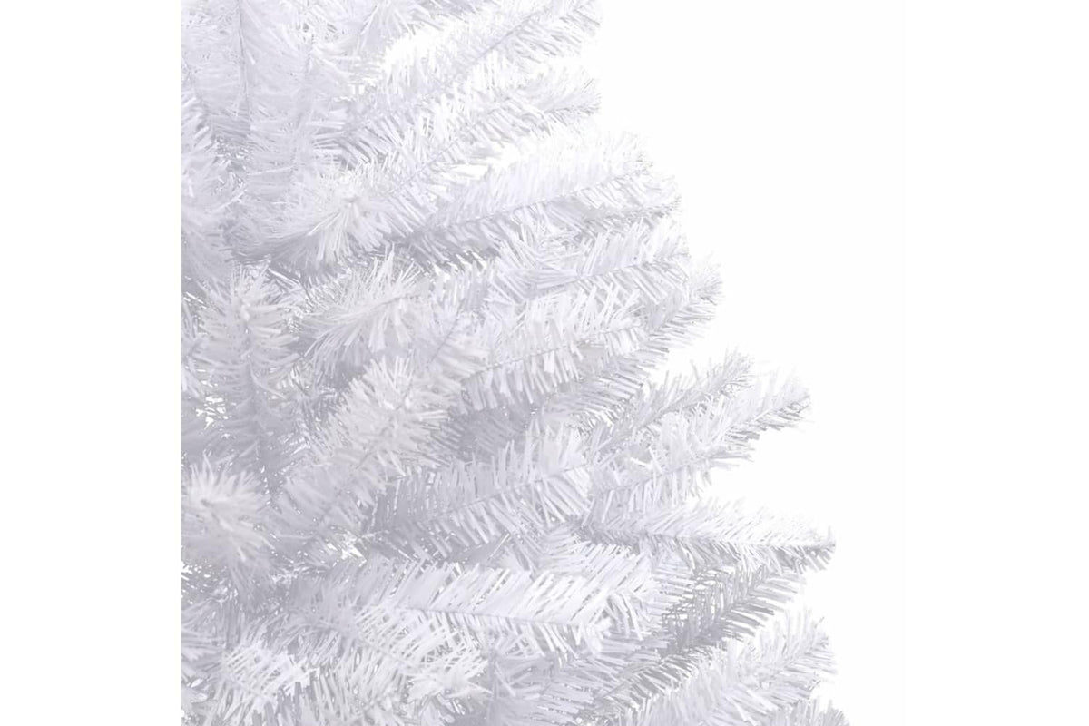 Vidaxl Artificial Hinged Christmas Tree With Flocked Snow 210 Cm-5