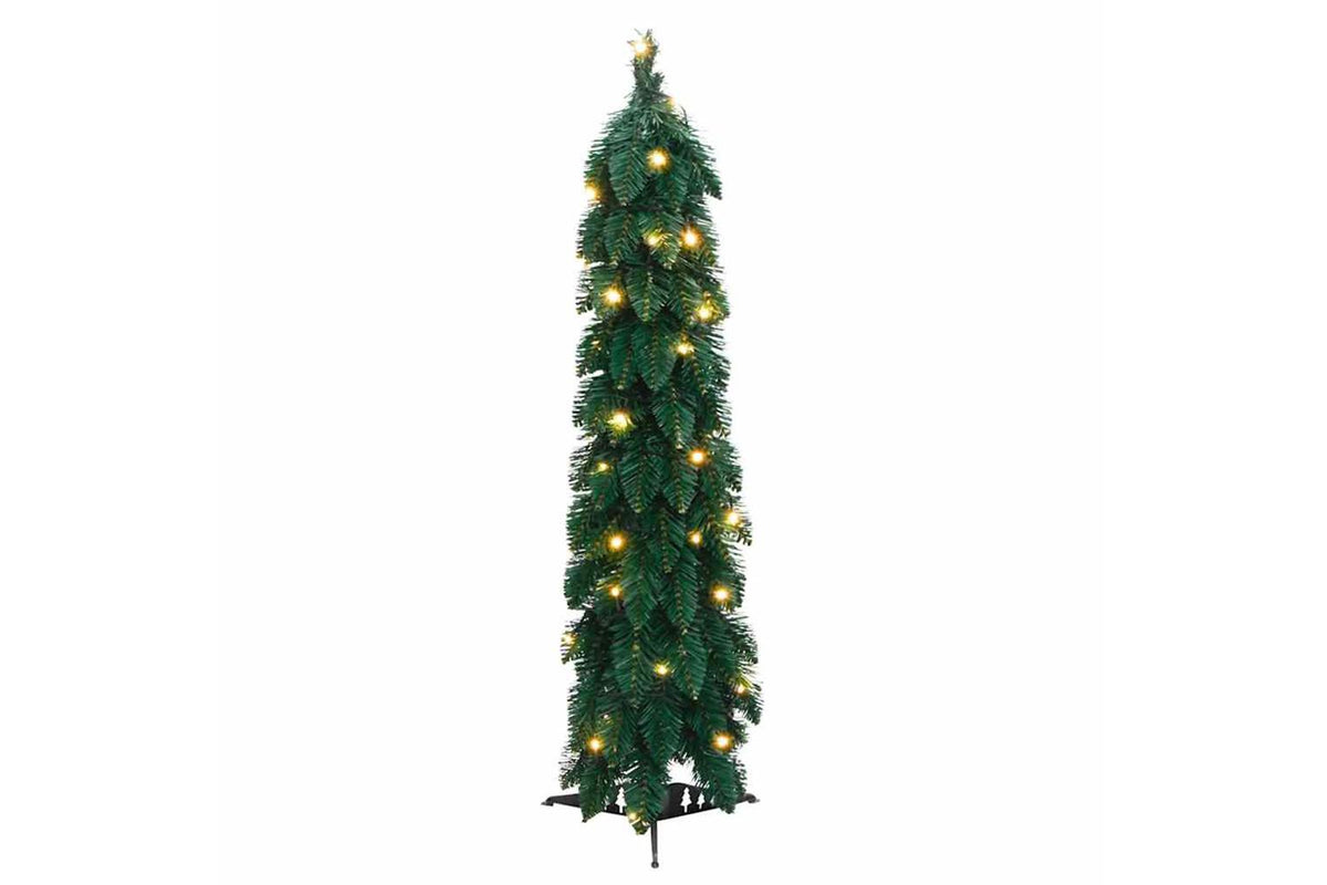 Vidaxl Artificial Pre-lit Christmas Tree With 45 Leds 90 Cm-3