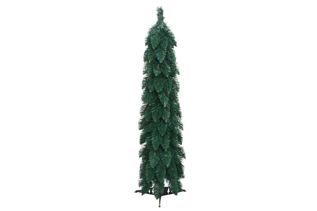 Vidaxl Artificial Pre-lit Christmas Tree With 45 Leds 90 Cm-4