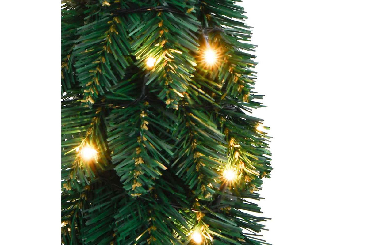 Vidaxl Artificial Pre-lit Christmas Tree With 45 Leds 90 Cm-7