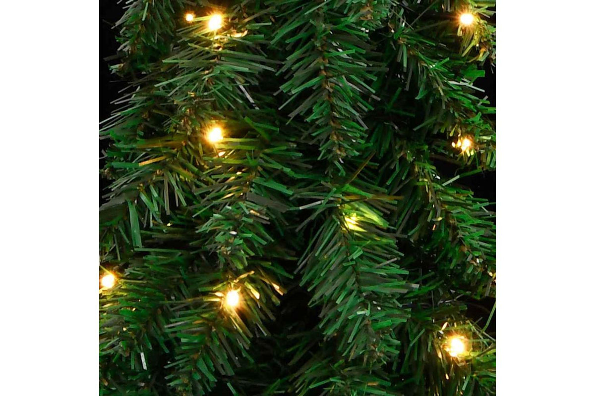 Vidaxl Artificial Pre-lit Christmas Tree With 130 Leds 210 Cm-7