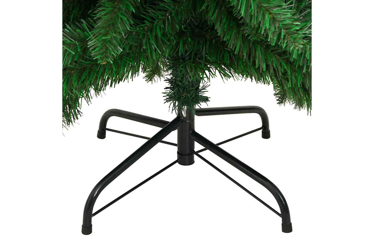 Vidaxl Artificial Pre-lit Christmas Tree With 130 Leds 210 Cm-8
