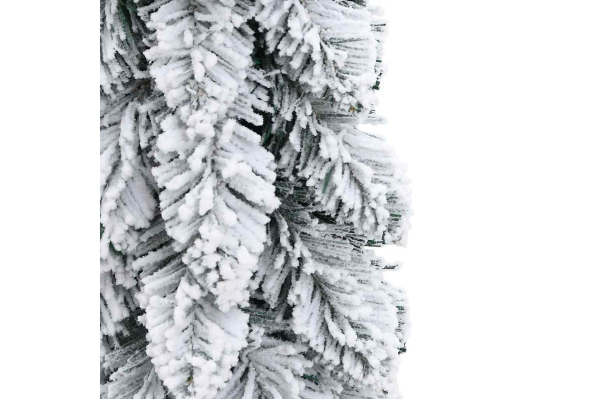 Vidaxl Artificial Pre-lit Christmas Tree 30 Ledsflocked Snow 60 Cm-6