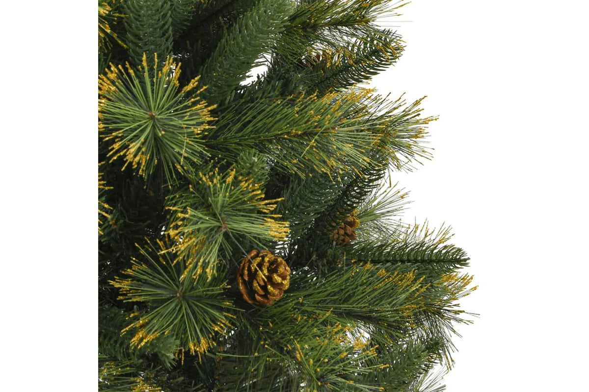 Vidaxl Artificial Hinged Christmas Tree With Cones 120 Cm-4
