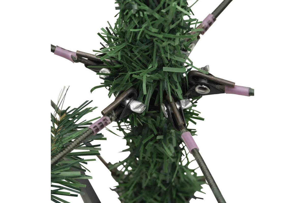 Vidaxl Artificial Hinged Christmas Tree With Cones 150 Cm-6