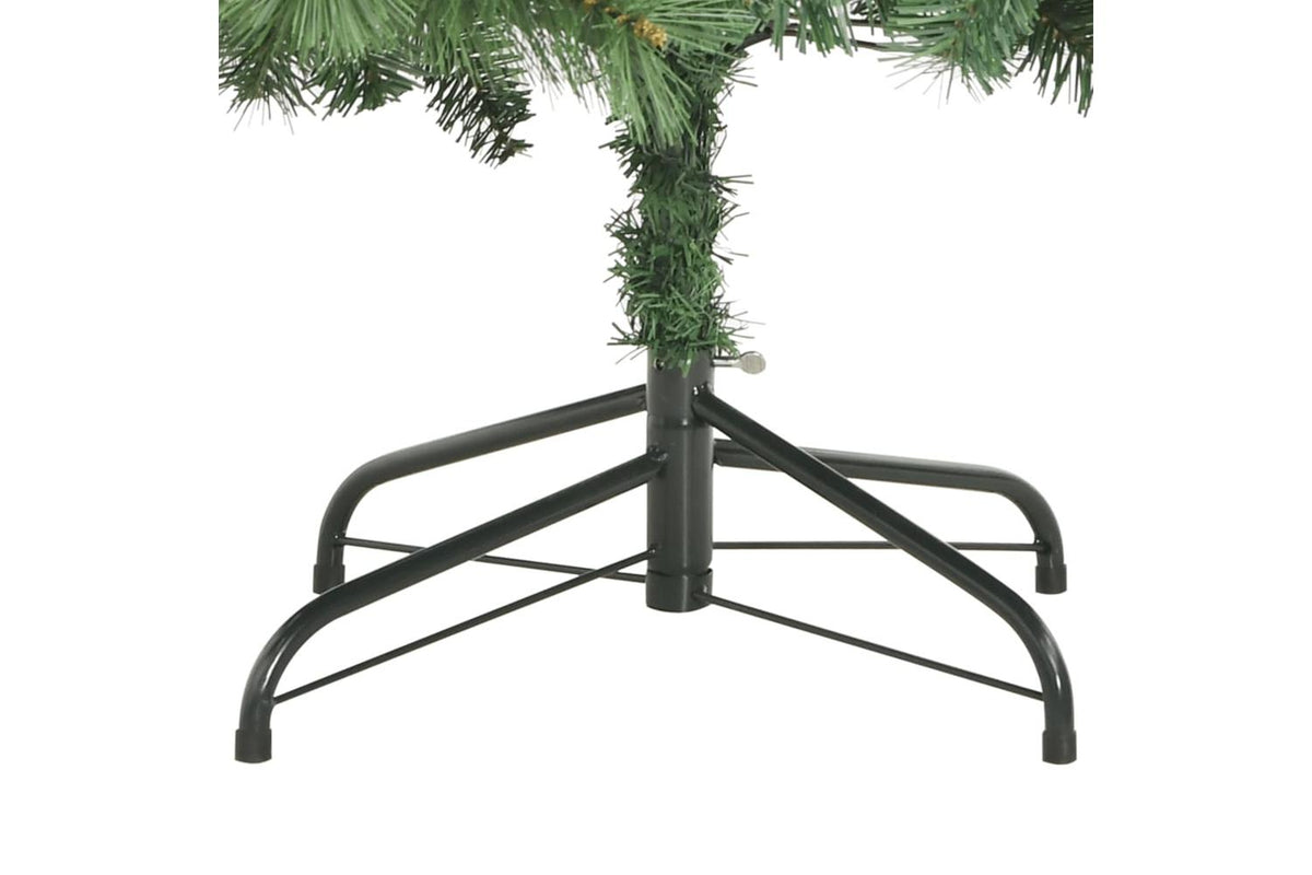 Vidaxl Artificial Hinged Christmas Tree With Cones And Berries 210 Cm-5