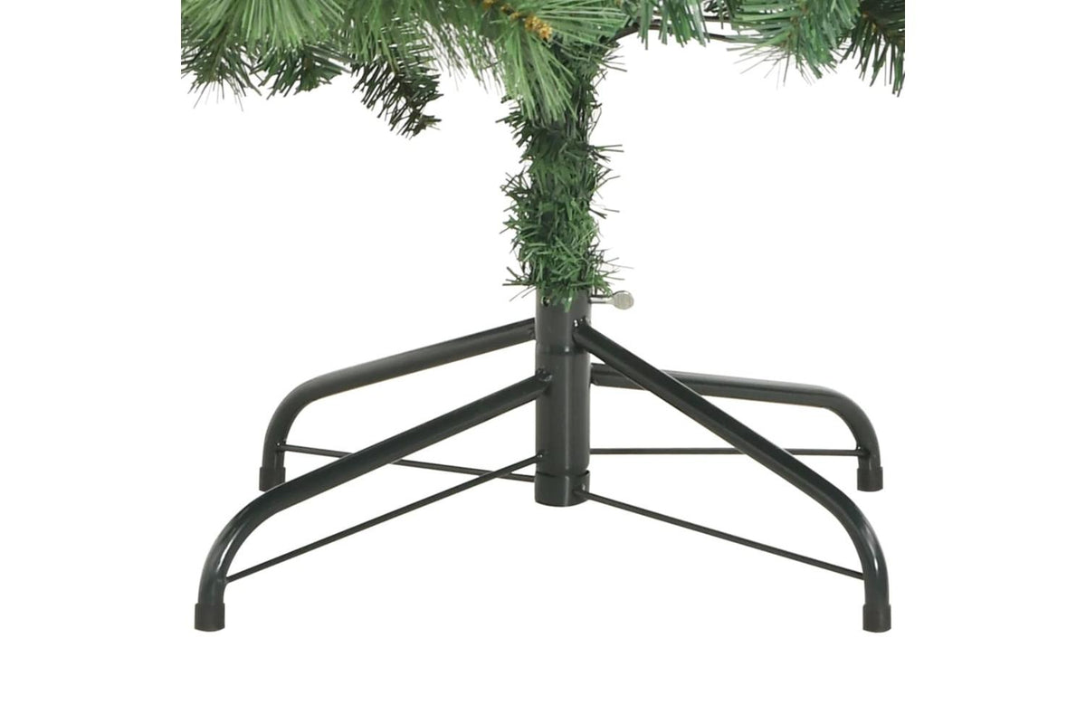 Vidaxl Artificial Hinged Christmas Tree With Cones And Berries 240 Cm-5